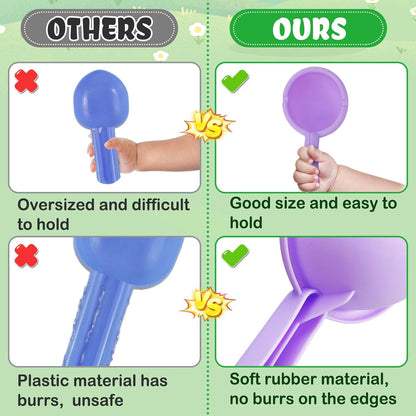 Small Soft Bath Toys for Toddlers 1-3 - Super Easy to Clean Water Table Toys Baby Tub Swimming Pool