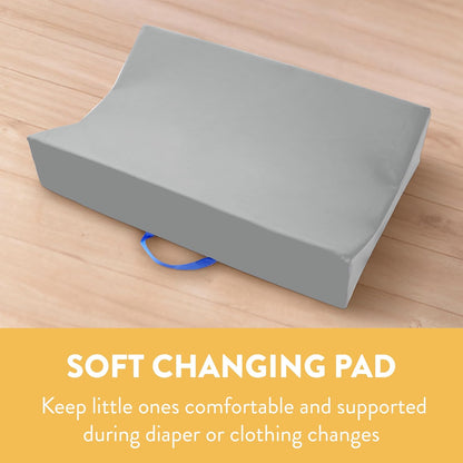Contoured Changing Pad, Baby Essentials, Grey/Light Grey