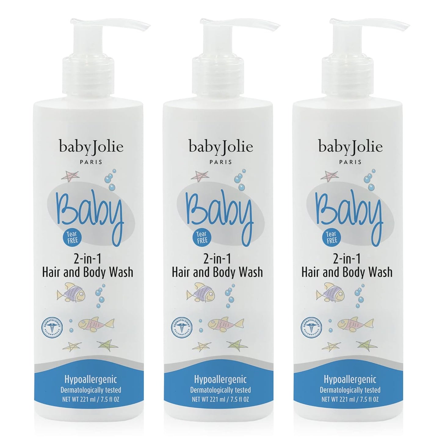 Baby Jolie Baby Body Wash, Kids Hair and Body Wash for Babies & Newborn 2-in-1, Shampoo + Soap |