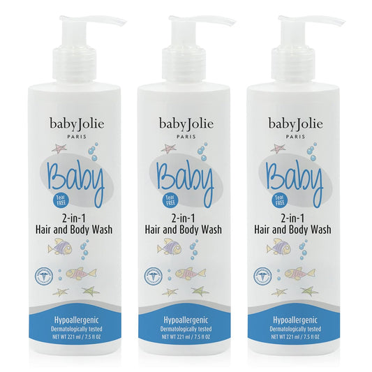 Baby Jolie Baby Body Wash, Kids Hair and Body Wash for Babies & Newborn 2-in-1, Shampoo + Soap |