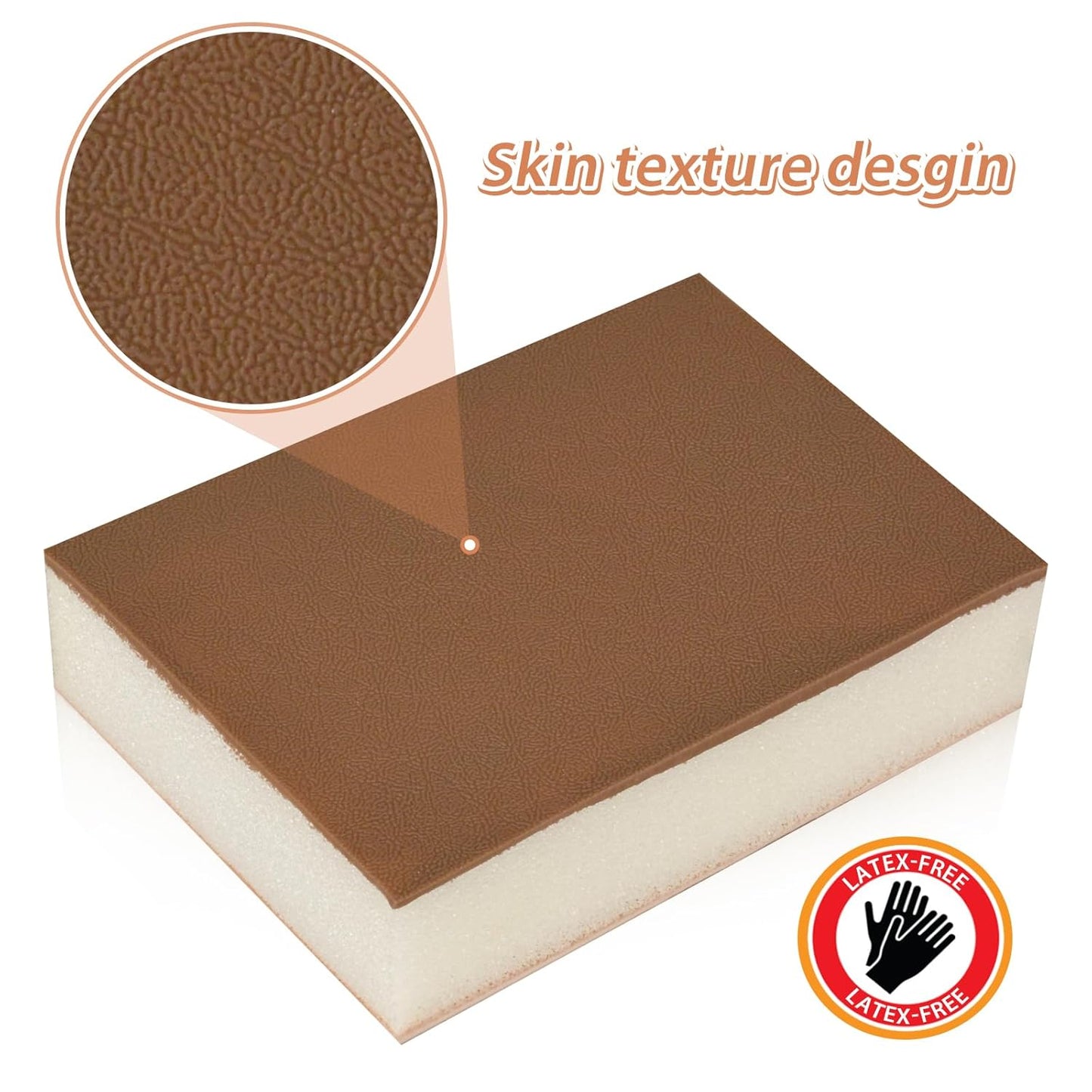 Silicone Sponge Injection Training Pad for Medical Student, Subcutaneous Injection Pad for Nursing