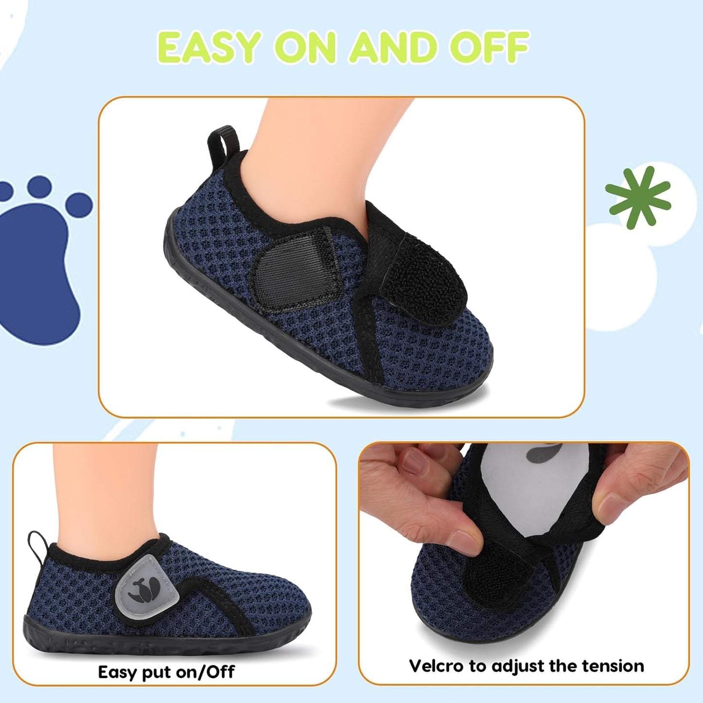 FEETCITY Baby Boys Girls First Walking Shoes Infant Sneakers Crib Shoes Breathable Lightweight Slip On Shoes