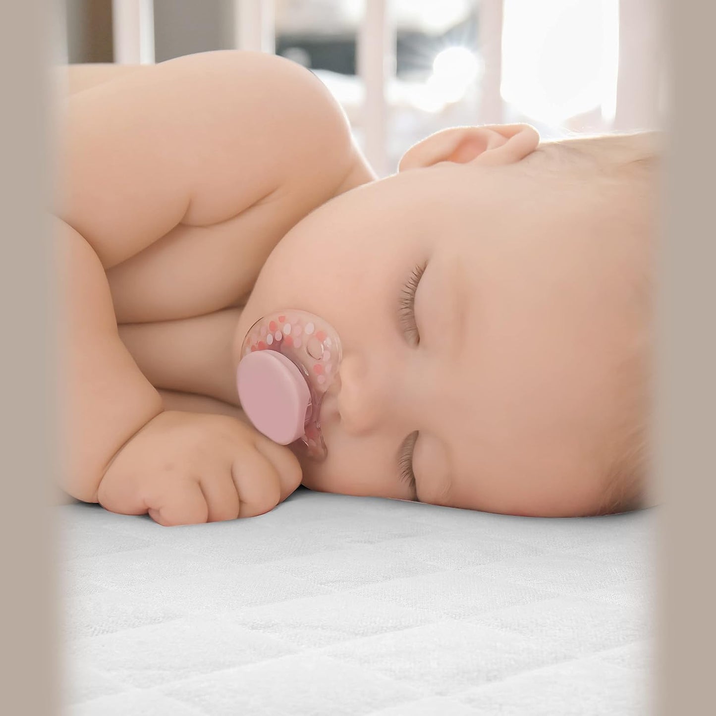 Organic Bamboo from Viscose Fitted Crib Mattress Protector Pad by Baby&Brooke – 100% Waterproof