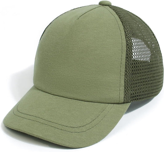 Duoyeree Toddler Baseball Cap Baby Cap Sun hat Print Dinosaur Pattern and Solid Color hat Kids boy Girl Age 0-8t