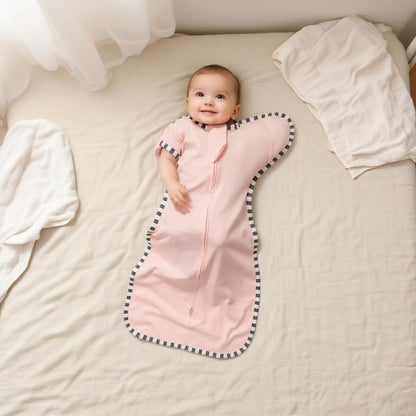Baby Swaddle Blanket for Newborns and Infants,2-Piece Set Infant Pajamas,Bidirectional Zipper,Easy