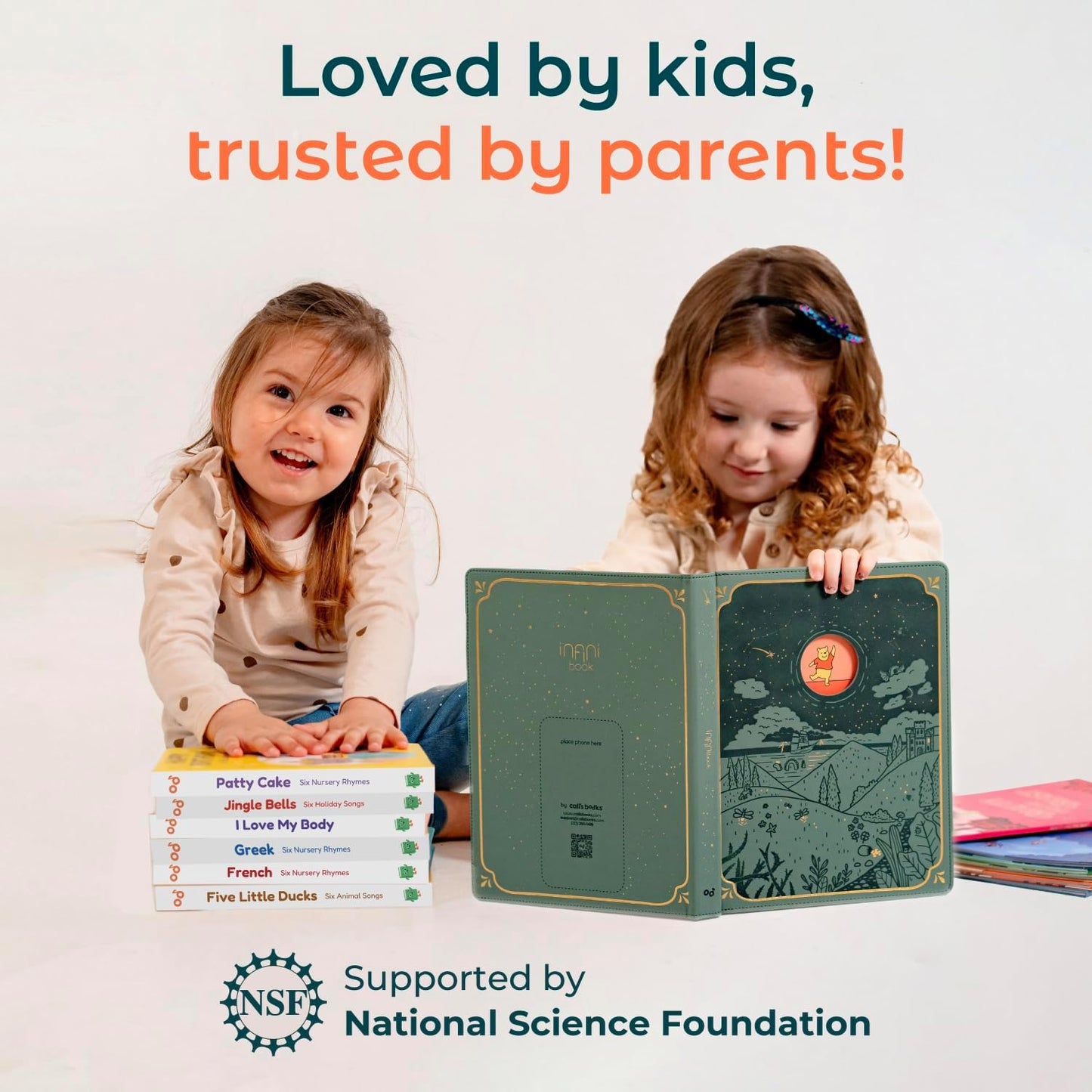 Calis Books The Wheels on The Bus Book | New Rechargeable Musical Book, No More Batteries | Books for 1 Year Old | Wheels on The Bus Toy | Musical Book for Toddlers 1-3 | Musical Toy for Toddlers