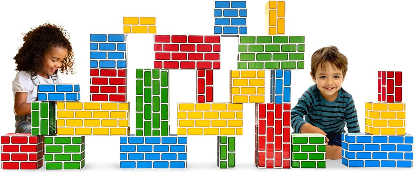 Teacher Created Resources Easy-Stack Cardboard Blocks 24 Piece Set (TCR11531)