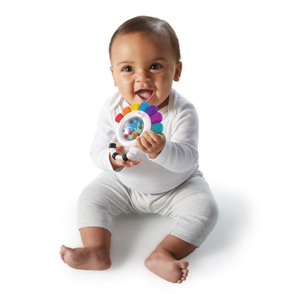 Baby Einstein Outstanding Opus The Octopus Sensory Rattle & Teether Multi-Use Toy, BPA Free &