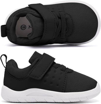 MORENDL Toddler Baby Shoes 0-4 Years Boy Girl Lightweight Breathable Non-Slip Sports Sneakers Running Walking Tennis Barefoot Shoes