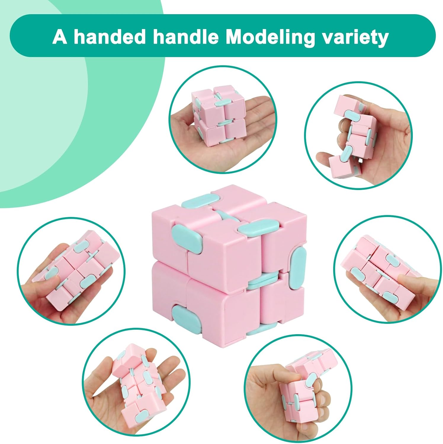 Infinitycube Fidget Toy Stress Relieving Fidgeting Game for Kids and Adults,Cute Pocket-sized