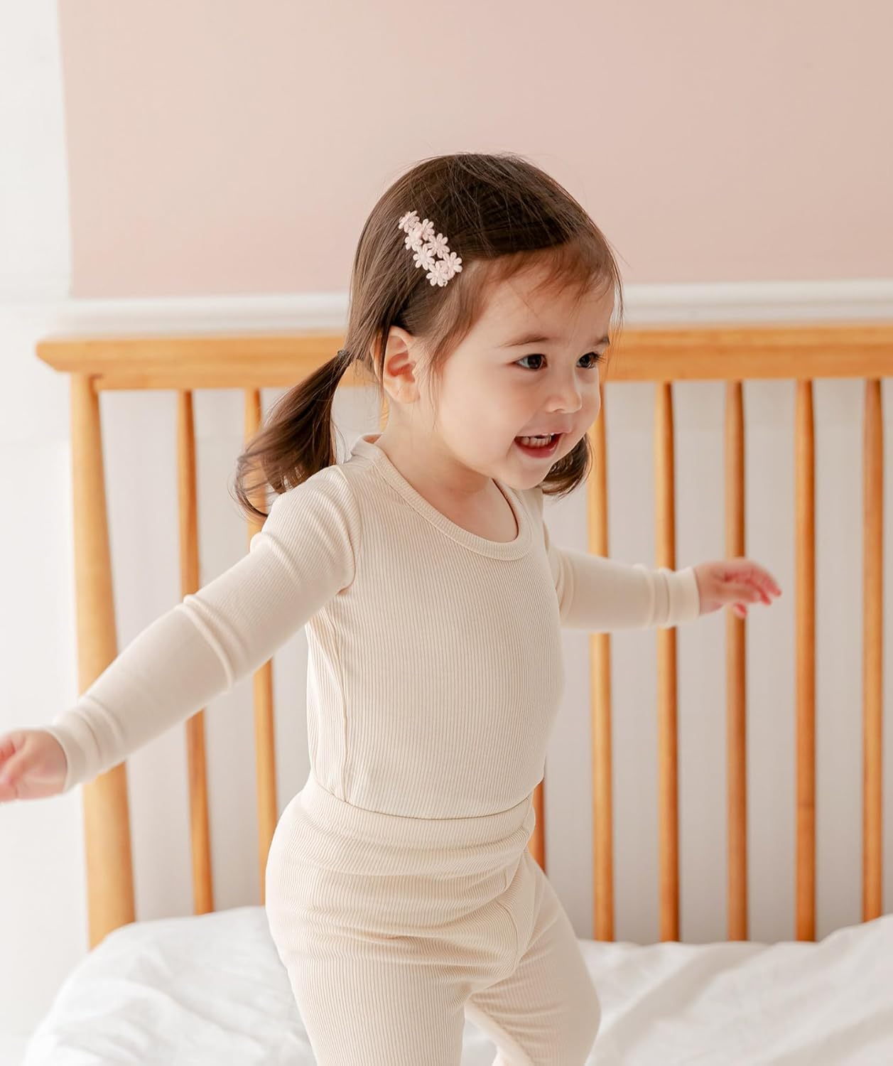 AVAUMA Baby Boys Girls Pajama Set Kids Toddler Snug fit Ribbed Sleepwear pjs for Daily Life Style