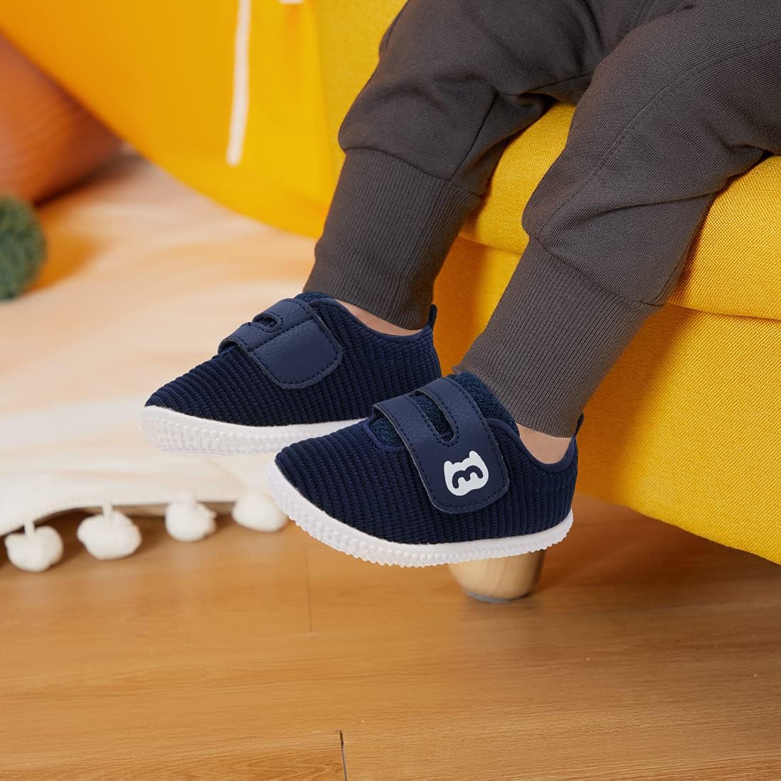 BMCiTYBM Baby Shoes Boy Girl Infant Sneakers Non-Slip First Walkers 6 9 12 18 24 Months