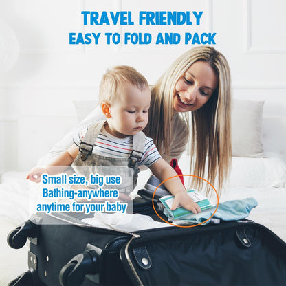 I Inflatable Baby Bathtub, Baby Tubs for Newborns to Toddlers, Infant Bathtub for Baby Travel