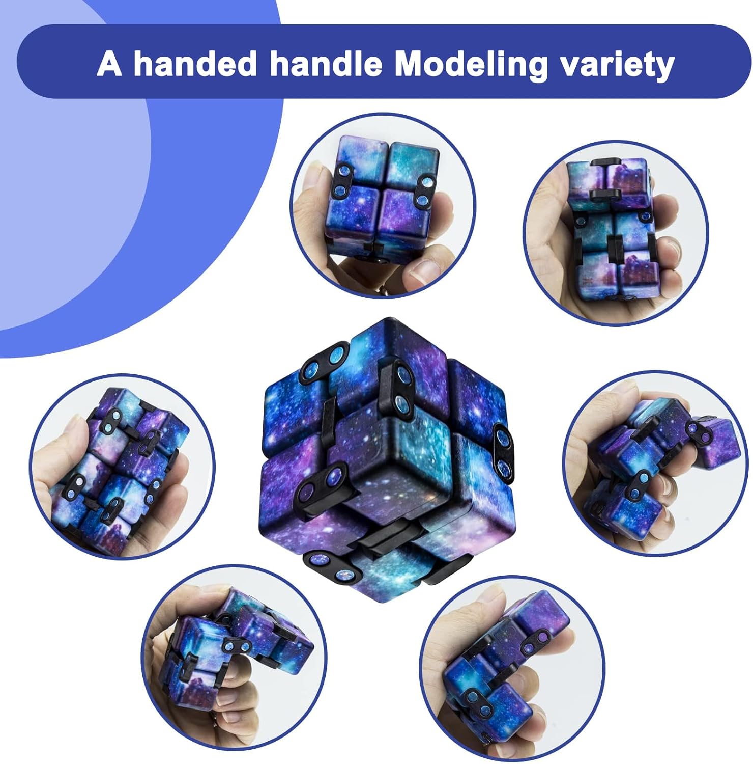 Infinitycube Fidget Toy Stress Relieving Fidgeting Game for Kids and Adults,Cute Pocket-sized