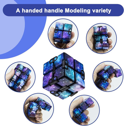 Infinitycube Fidget Toy Stress Relieving Fidgeting Game for Kids and Adults,Cute Pocket-sized