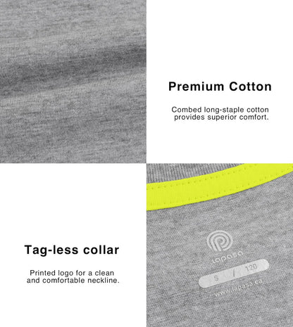 LAPASA Kids T-Shirts Short Sleeve (4 Pack) 100% Cotton Plain Top Tees Boy & Girl Unisex Toddler Children Tie Dye Summer K01