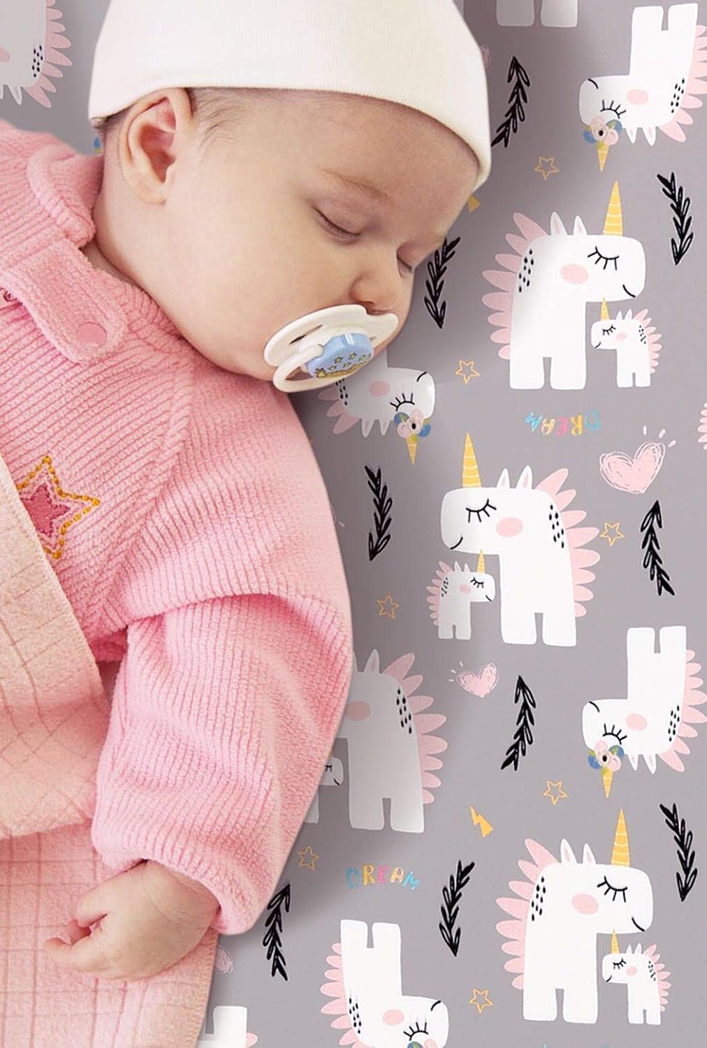 Stretchy Ultra Soft Jersey Knit Fitted Pack n Play Playard Sheets Set 2 Pack, Fits Portable/Mini