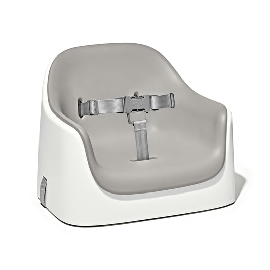 Portable Booster Seat with Straps, Attaches to Dining Table Chair, Removable Washable Cushion