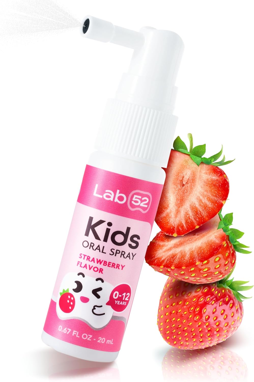 LAB52 Kids Oral Spray, Toddler Toothpaste Helper for Daily Oral Care and Fresh Breath, Children