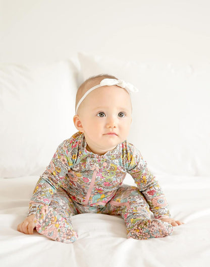 VAENAIT BABY Infant Toddler Boys Girls Footed One-Piece Sleep and Play Premium Modal Pajamas 1-2 Pieces