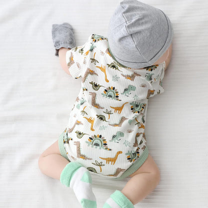 Baby Hat and Mittens Set Newborn Baby Hats Caps for Baby Boys Girls 0-6 Months 100% Cotton