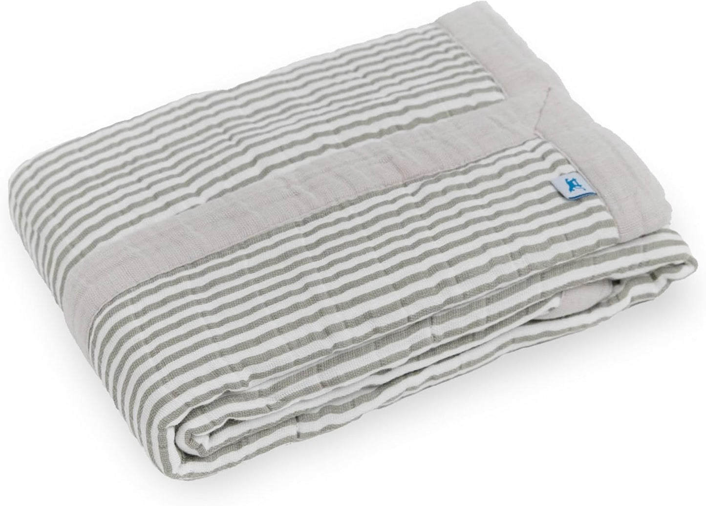 Little Unicorn Newborn Receiving Quilt | Ultra- Soft, Multi-Layered Muslin Fabric | Gift for