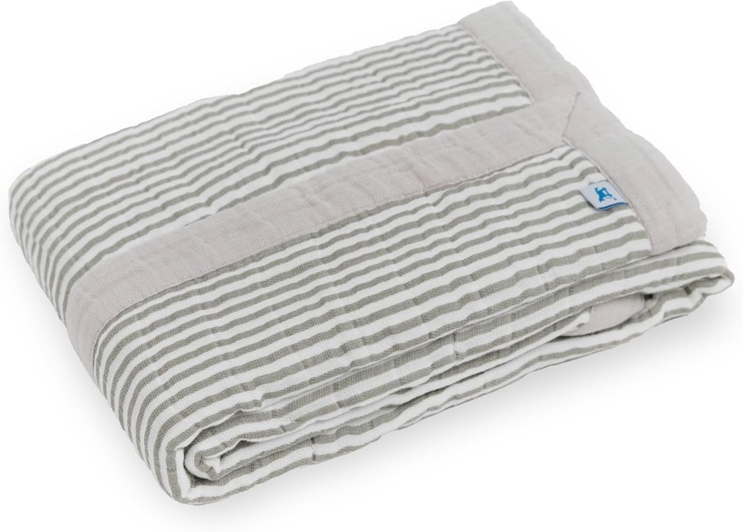 Little Unicorn Newborn Receiving Quilt | Ultra- Soft, Multi-Layered Muslin Fabric | Gift for