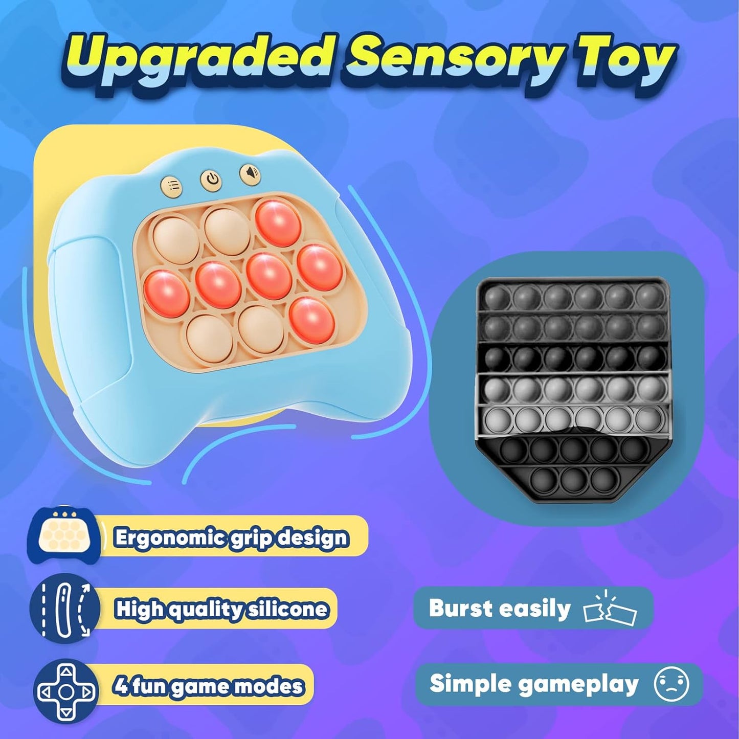 Handheld Game for Kids 6-12, Sensory Fidget Toys for kids 8-12, Birthday Gifts for 6 7 8 9 Year Old