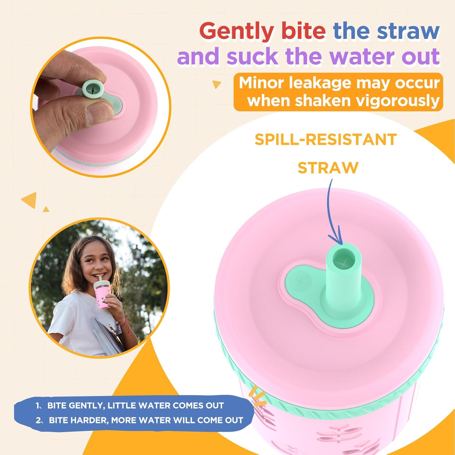 Tronco 8 oz Glass Sippy Cup for Toddlers, Kids Mason Jar Smoothie Cup with Silicone Sleeves & Spill