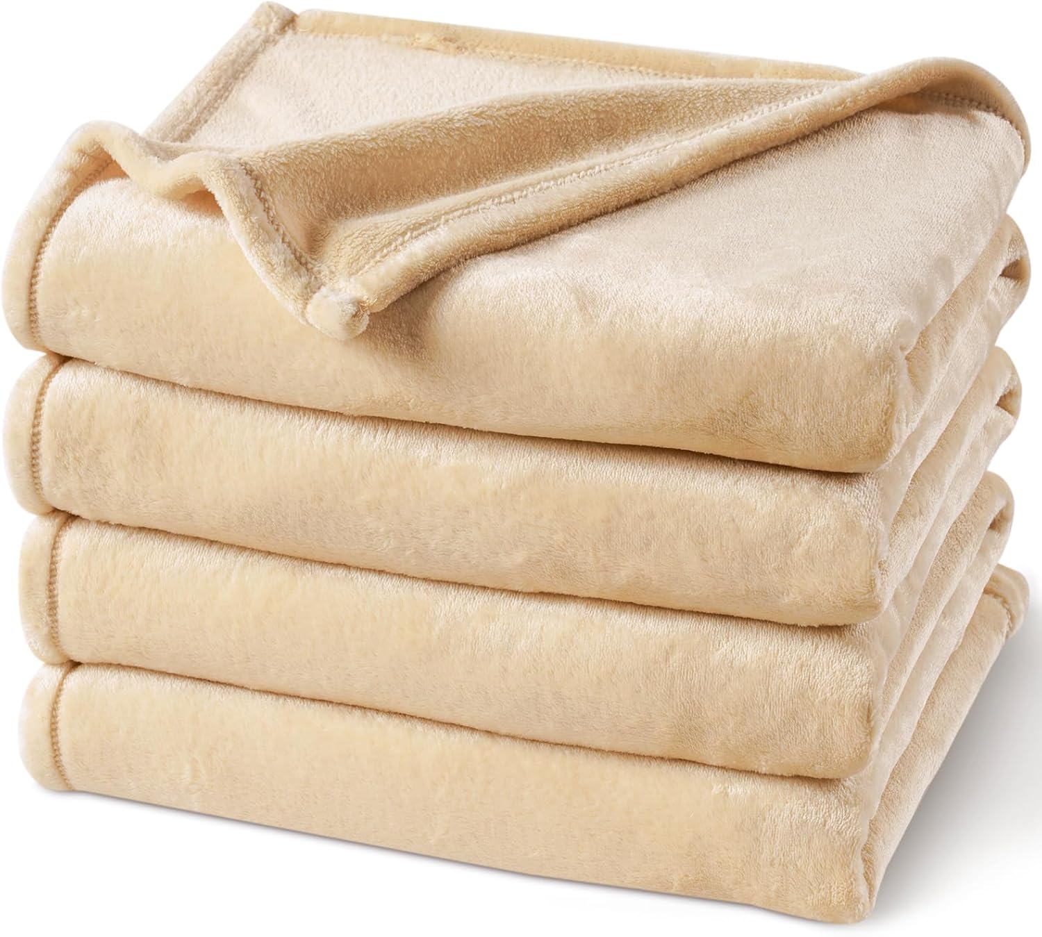 PHF Ultra Soft Fleece Blanket King Size, No Shed No Pilling Luxury Plush Cozy 300GSM Lightweight
