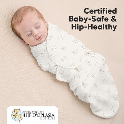 Baby Swaddle Sleep Sacks with Zipper - 3-Pack Swaddles for Newborns 0-3 Months, Infant, Baby Girls