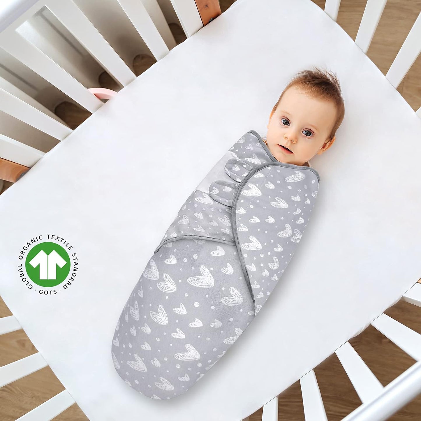 Biloban Baby Swaddles 0-3 Months for Boy & Girl, Cotton Swaddle Blanket, Newborn Essentials, Lovely