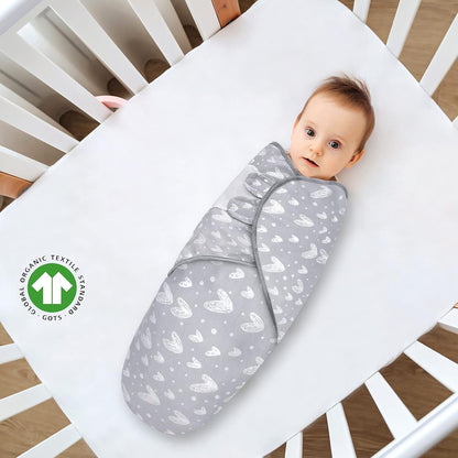 Biloban Baby Swaddles 0-3 Months for Boy & Girl, Cotton Swaddle Blanket, Newborn Essentials, Lovely