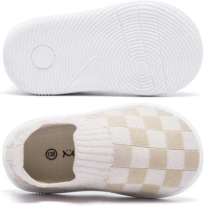 MORENDL Baby Toddler Walking Socks Non-Slip Breathable Unisex Casual Sneakers