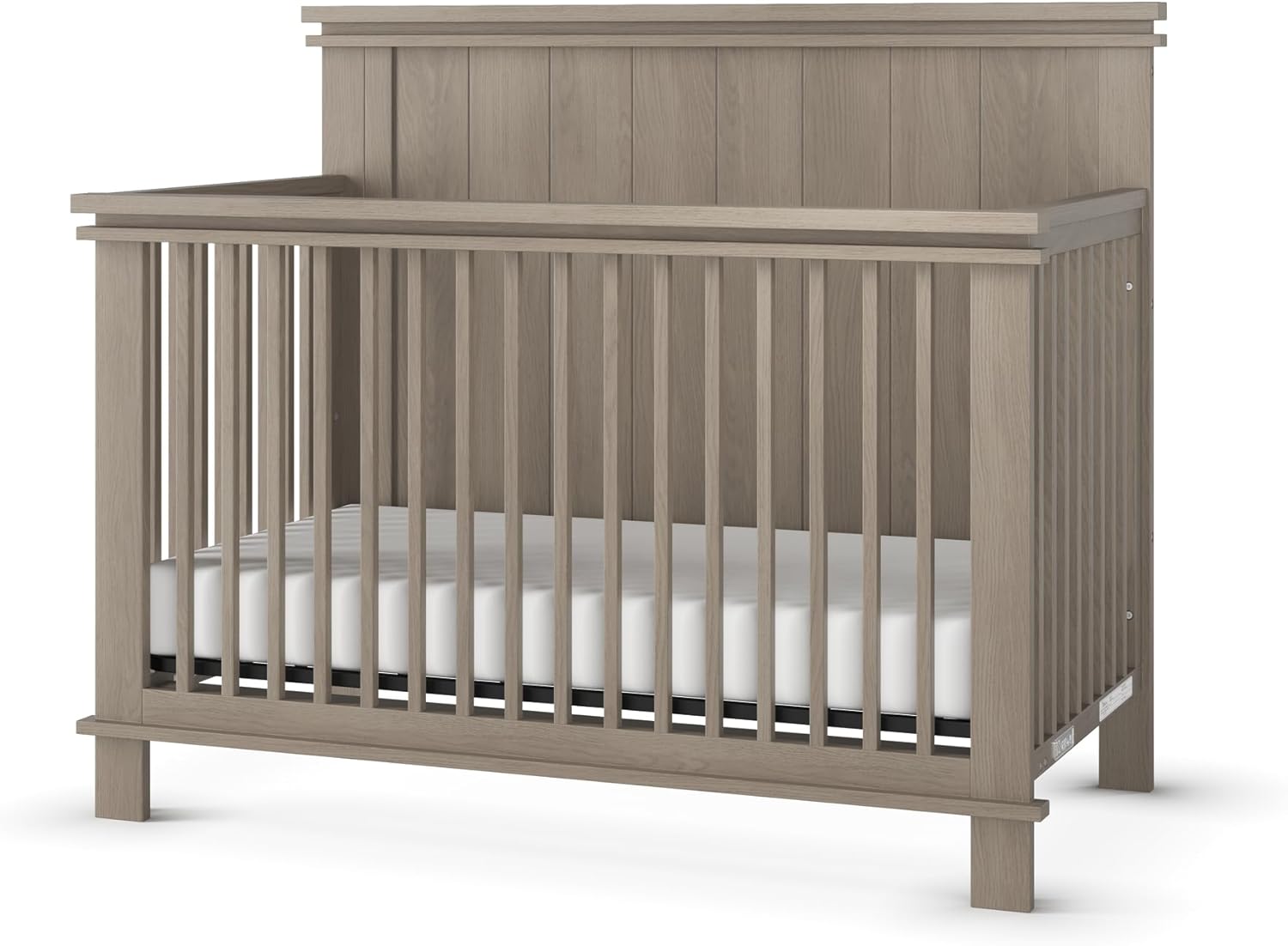 Child Craft Denman 4-in-1 Convertible Crib, Baby Crib Converts to Day Bed, Toddler Bed and Full