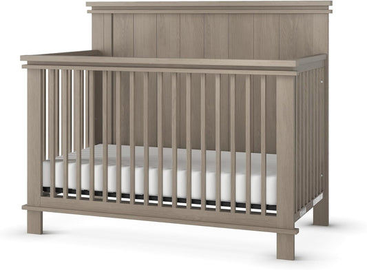 Child Craft Denman 4-in-1 Convertible Crib, Baby Crib Converts to Day Bed, Toddler Bed and Full