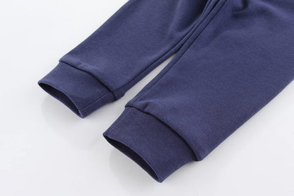 Unisex Newborn Baby Cotton 4-Pack Pants Embroidery Pringting Casual Leggings 0-24 Months for Boys and Girls