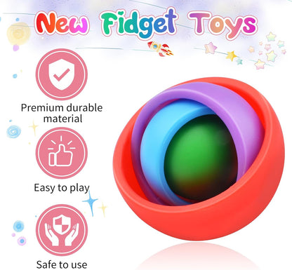 Fidget Toys for Adults, Fidget Stocking Stuffers for Adults, Gifts for Boys Girls Teens Kids Christmas New Year, ADHD Autism Stress Relief Finger Toys