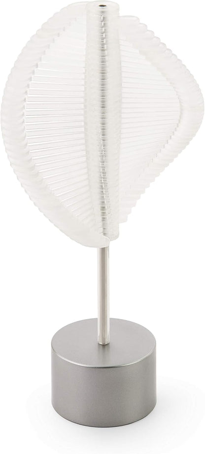 Crystal Caprice Lollipopter - Spin Magic with a Twist! Interactive Kinetic Toy and Stylish Sculpture with Special Domed Case, Inspired by Nature's Geometry