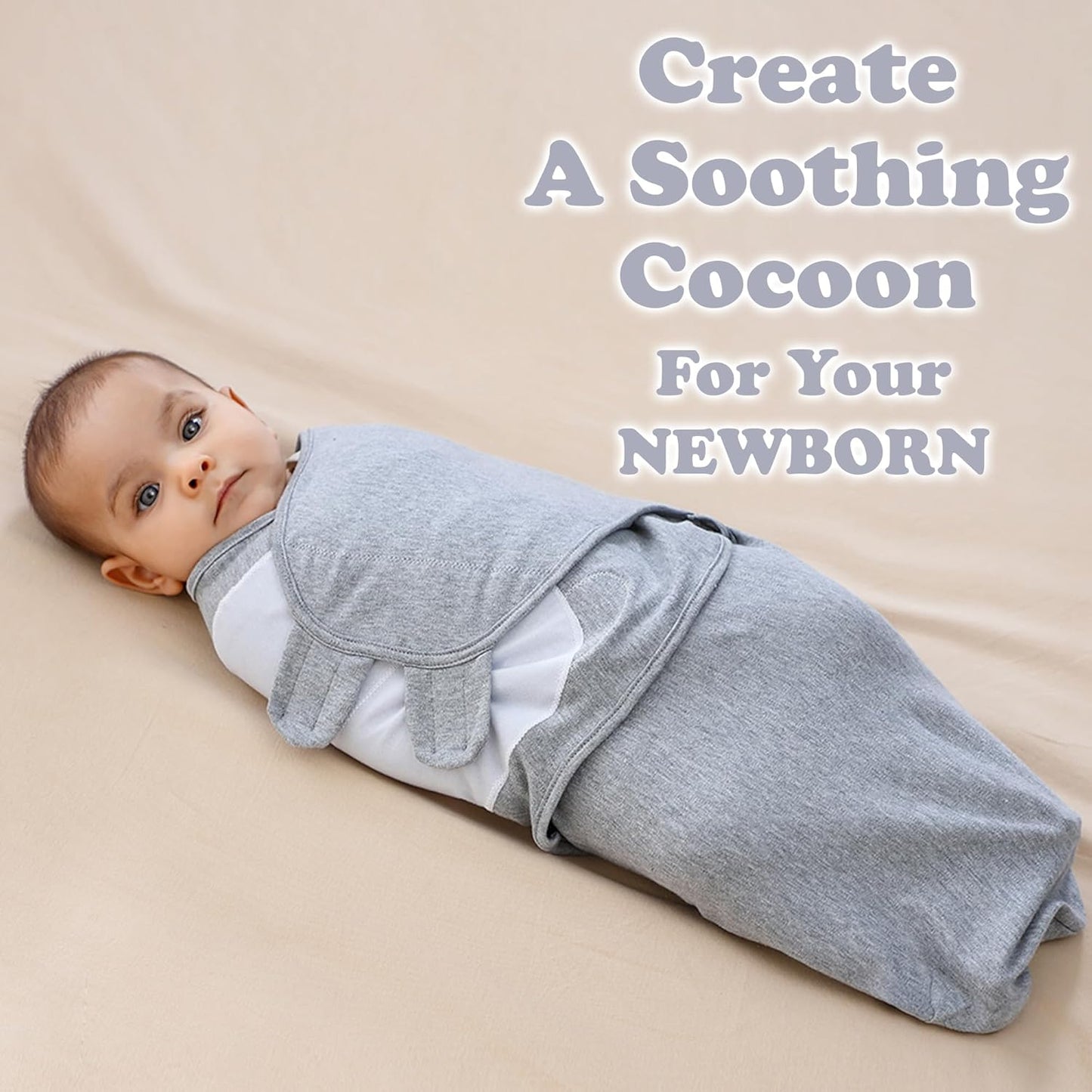 Bublo Baby Swaddles for Newborns – 3-Pack Infant Swaddles 0-3 Months – Adjustable Swaddle Sleep