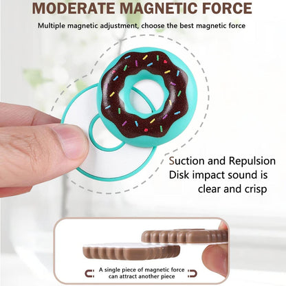 3pcs Haptic Coin Magnetic Fidget Slider, Magnetic Push Slider ADHD Sensory Toys Desk Office Fidget Toy Gifts for Adult Teens Kids