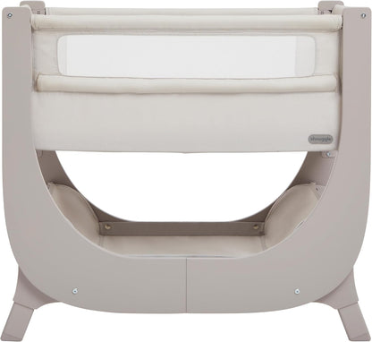 Air Lite Bedside Infant Crib | Breathable Mesh Sides, Drop-Down Panel, Reflux Incline, Adjustable