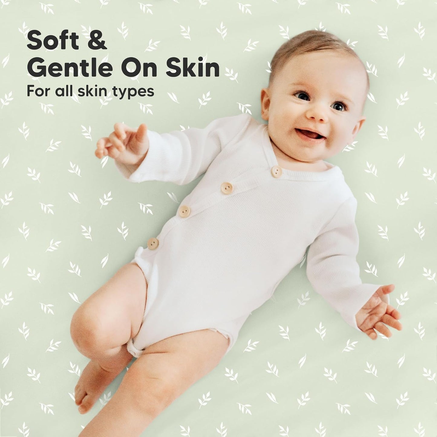 2-Pack Mini Crib Sheets Fitted - 38x26 Pack N Play Sheets for Pack and Play Mattress, Organic