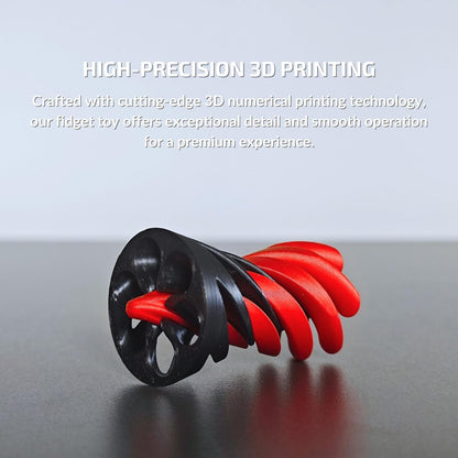Impossible Cone - 2.5" x 1.5" Spiral Cone Fidget Toy for Stress Relief and Mind-Bending Fun