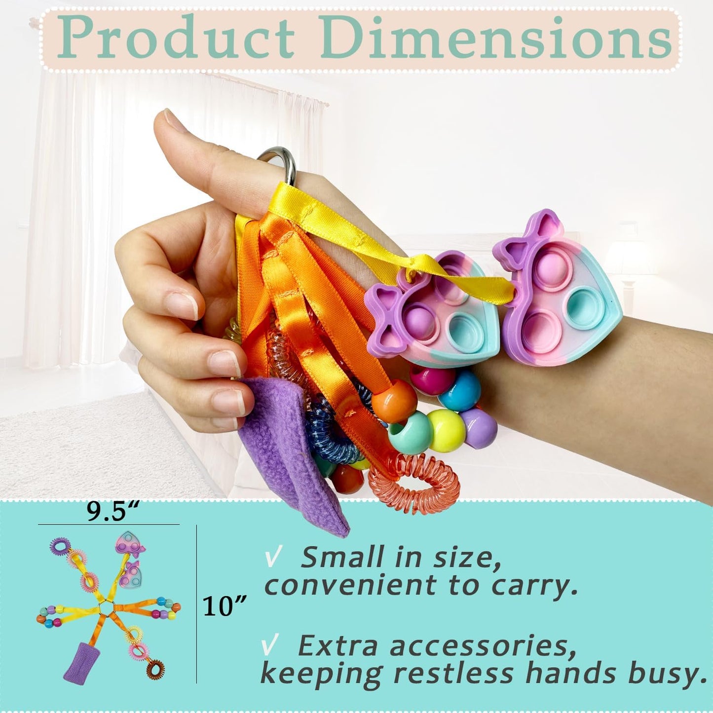 Sensory Toys for Alzheimer Patients Anxiety Relief Dementia Ring Dementia Fidget Toys