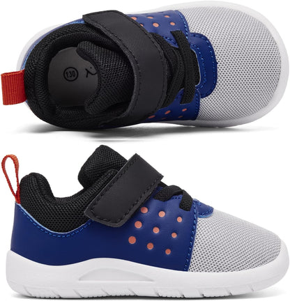 MORENDL Toddler Baby Shoes 0-4 Years Boy Girl Lightweight Breathable Non-Slip Sports Sneakers Running Walking Tennis Barefoot Shoes