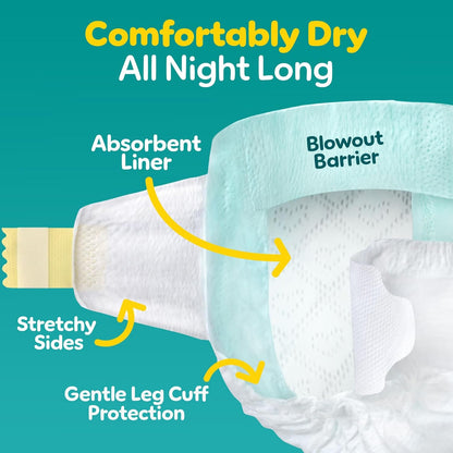 Pampers Baby Diapers - Swaddlers - Size 2, 186 Count, Ultra Absorbent Disposable Infant Diaper