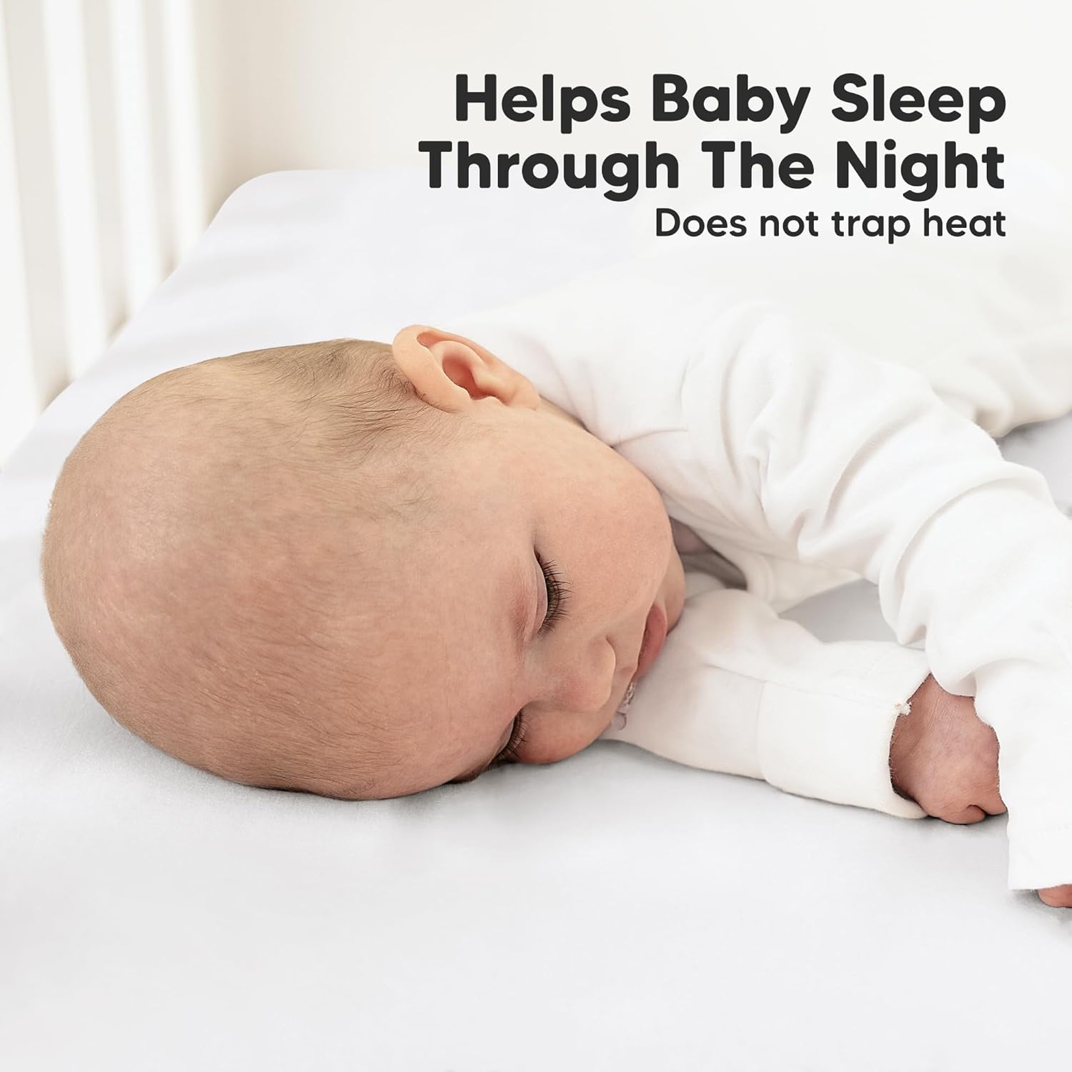 KeaBabies 2-Pack Organic Crib Sheets for Boys, Girls - 52x28 Fitted Crib Mattress Sheet Neutral