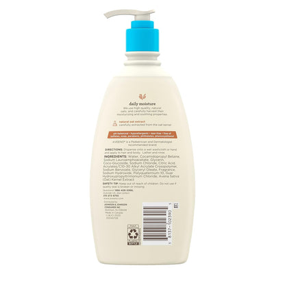Aveeno Baby Gentle Body Wash & Shampoo with Natural Oat Extract, Tear-Free, Paraben-Free &