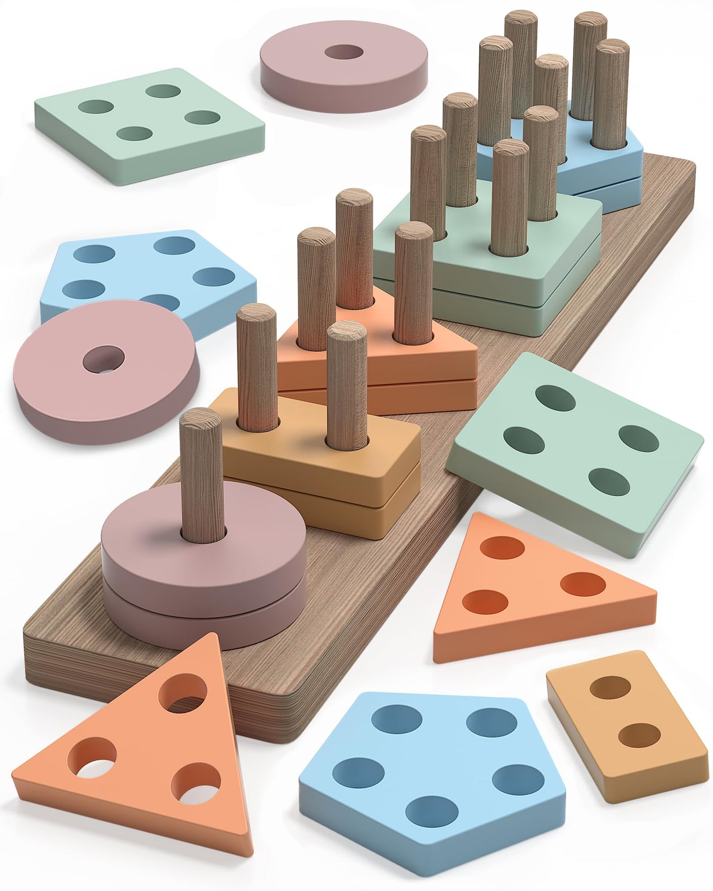 kecristv Montessori Toys for 1 2 Year Old Girl and Boy Birthday Gifts